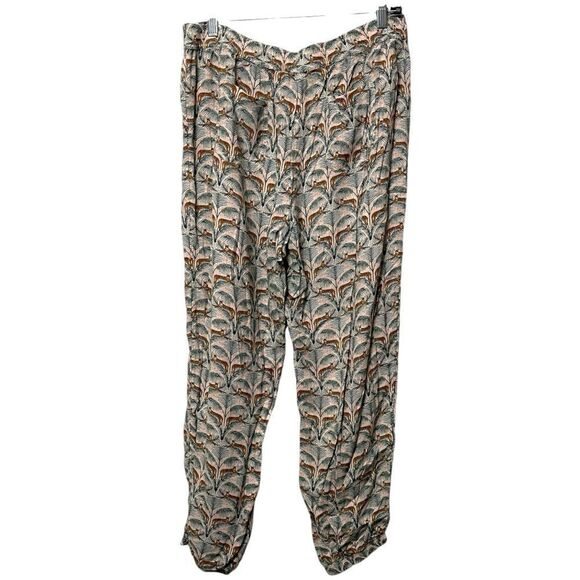 FAT FACE Lightweight Leopard Animal Floral Print Joggers 12 - Picture 5 of 7